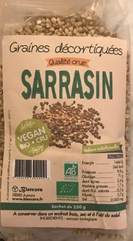 Graines de Sarrasin Décortiquées