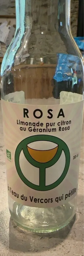 Limonade pur citron au géranium rosa