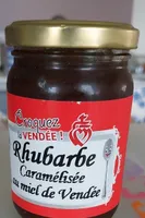 Rhubarbe caramelisee au miel de Vendee