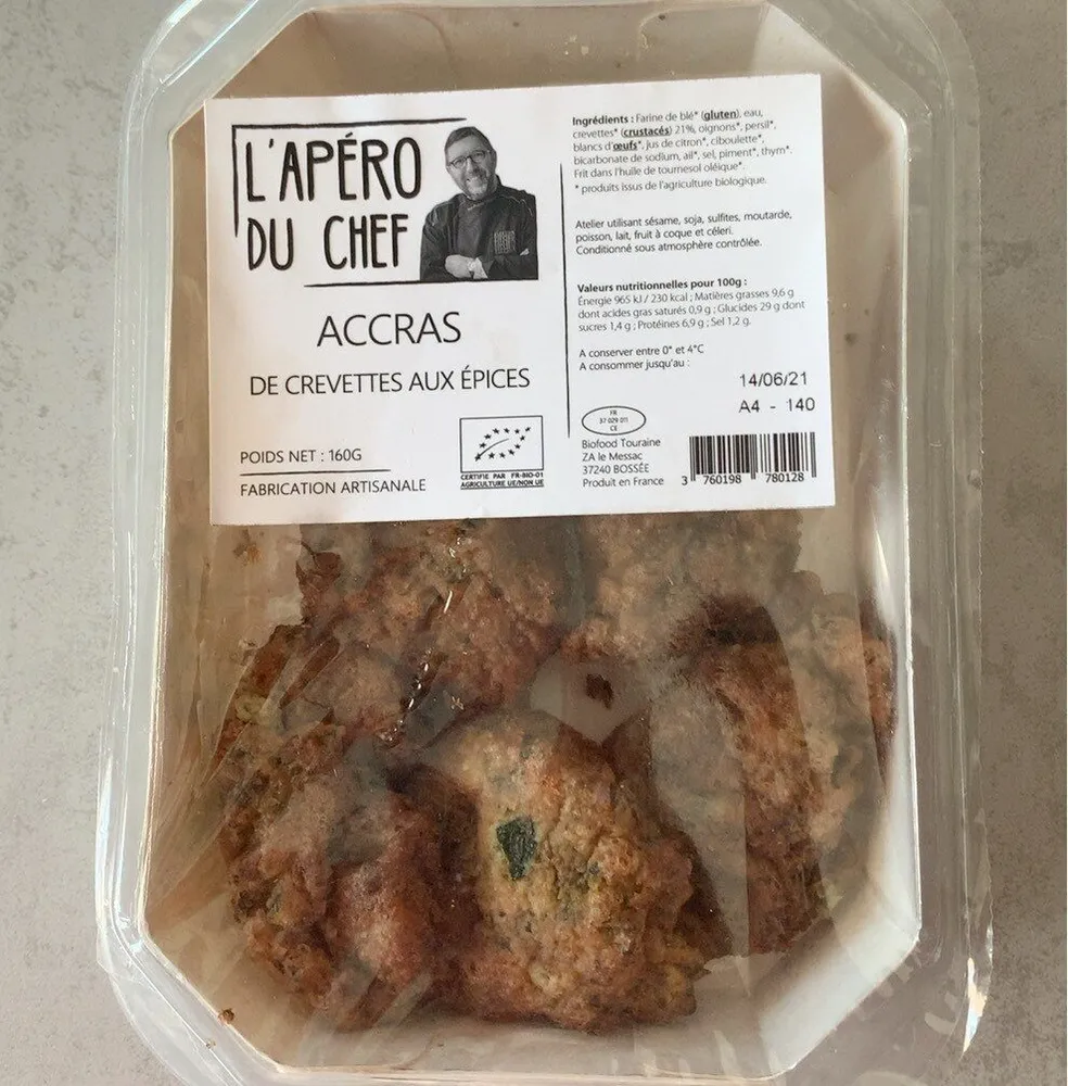 Accras de crevettes aux épices