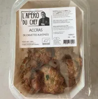 Accras de crevettes aux épices