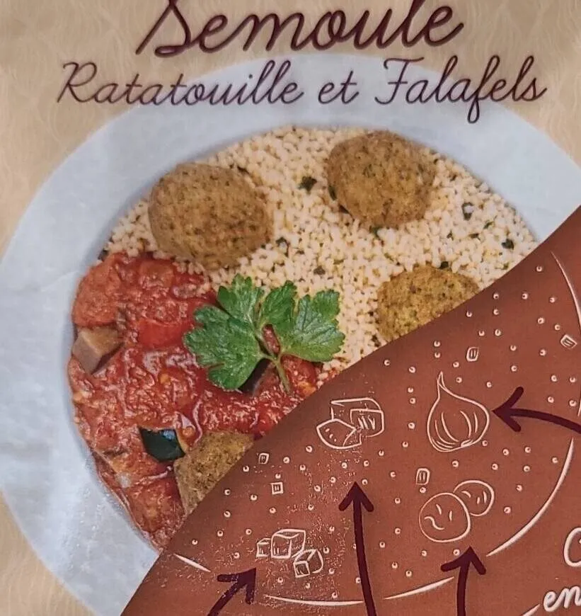 Semoule ratatouille et Falafels