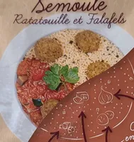 Semoule ratatouille et Falafels