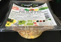 Duo de quinoa saveur citronnelle et coriandre