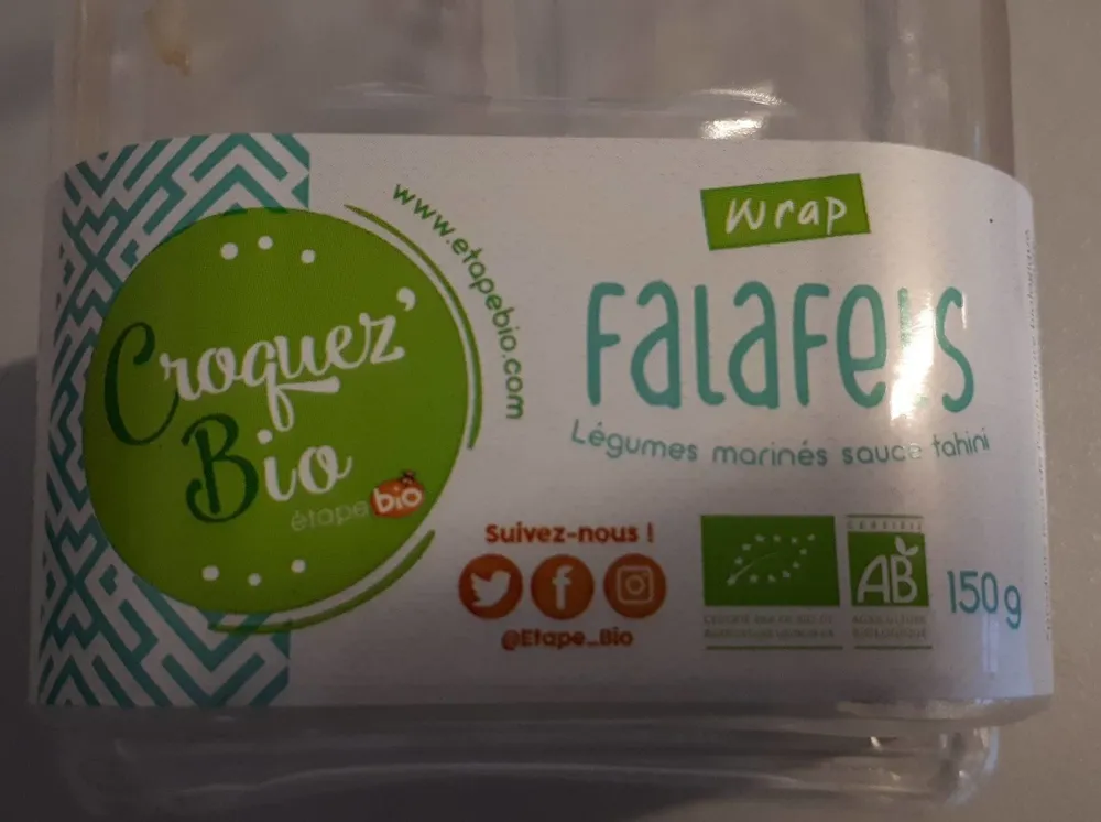 Wrap falafels