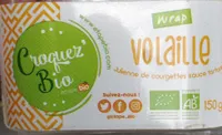 Wrap volaille julienne de courgette sauce tartare