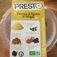 Couscous de legumes et falafels