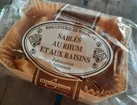 sablés au rhum et aux raisins