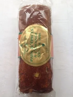 Pain d'épices à l'orange 55% de miel