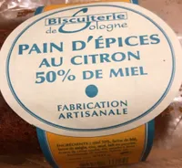 Pain d’epices au citron et miel