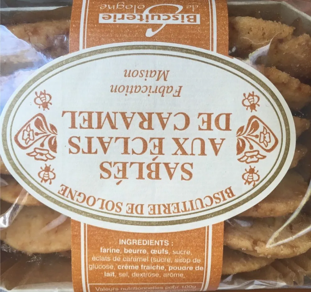 Sablés aux éclats de caramels
