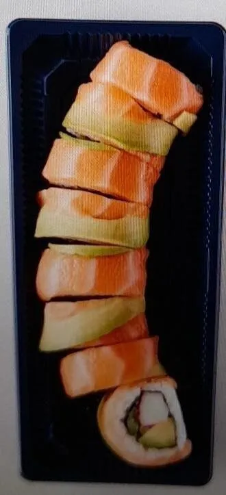 Salmon dragon roll