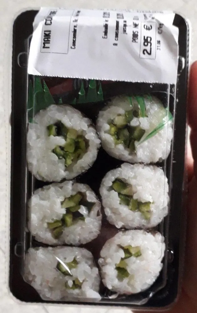 Vegetarian Cucumber Maki