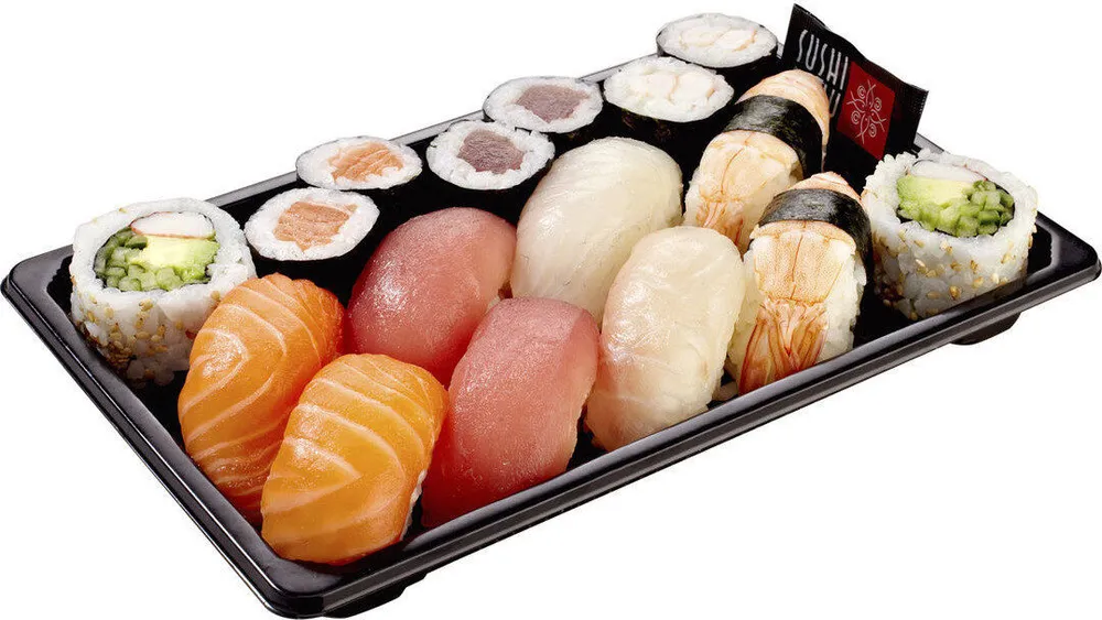 Menu duo contenuto sushi salmone sushi tonno