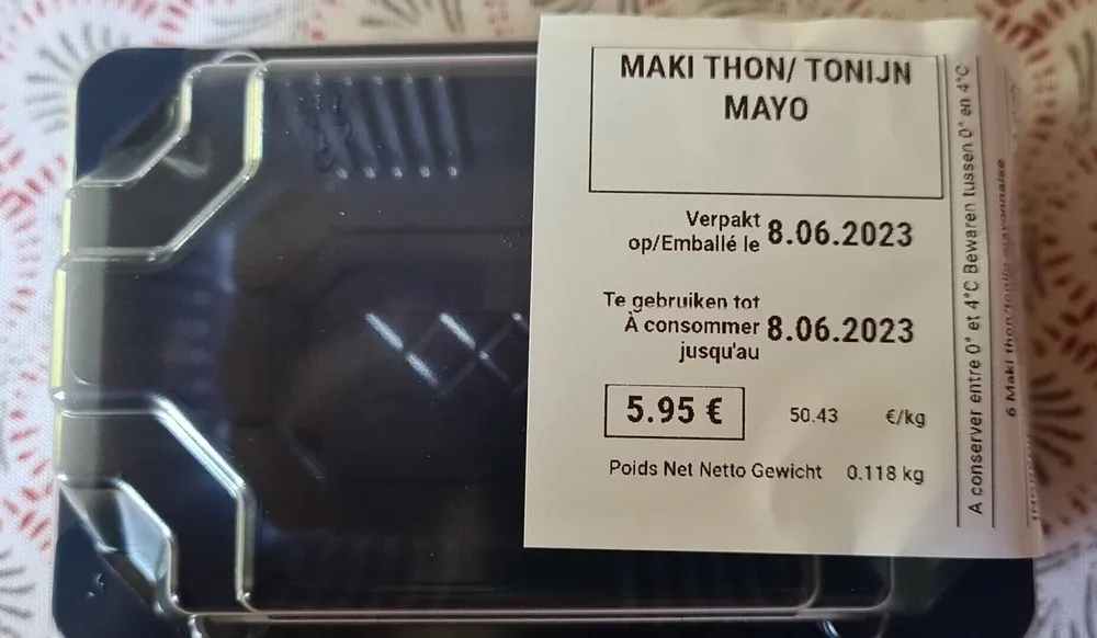 Maki thon mayo