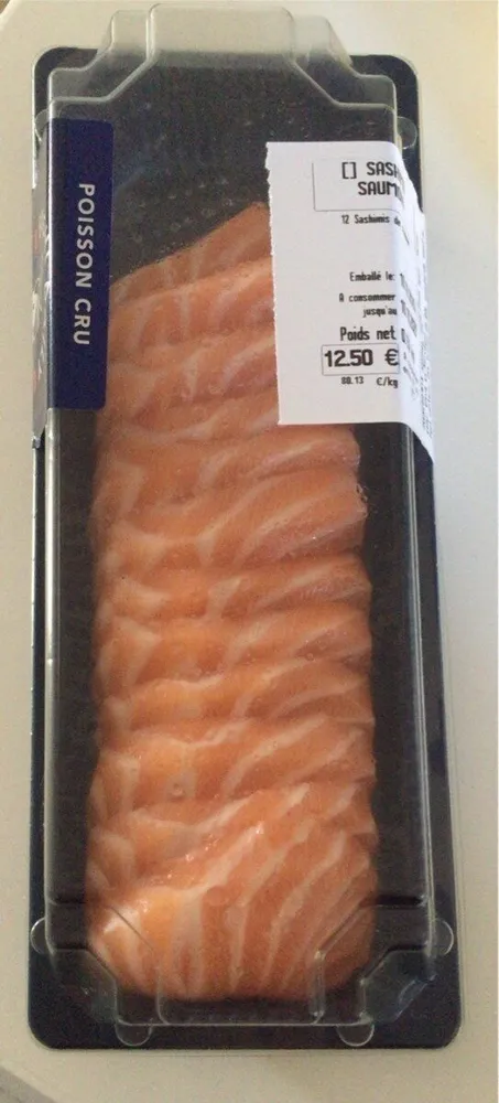Sashimi saumon