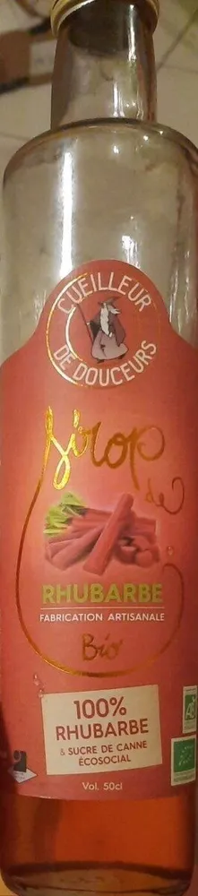 Sirop de Rhubarbe Bio