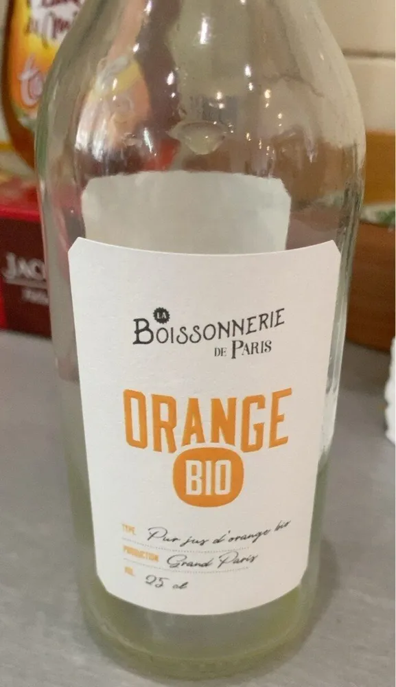 Pour jus d’orange bio