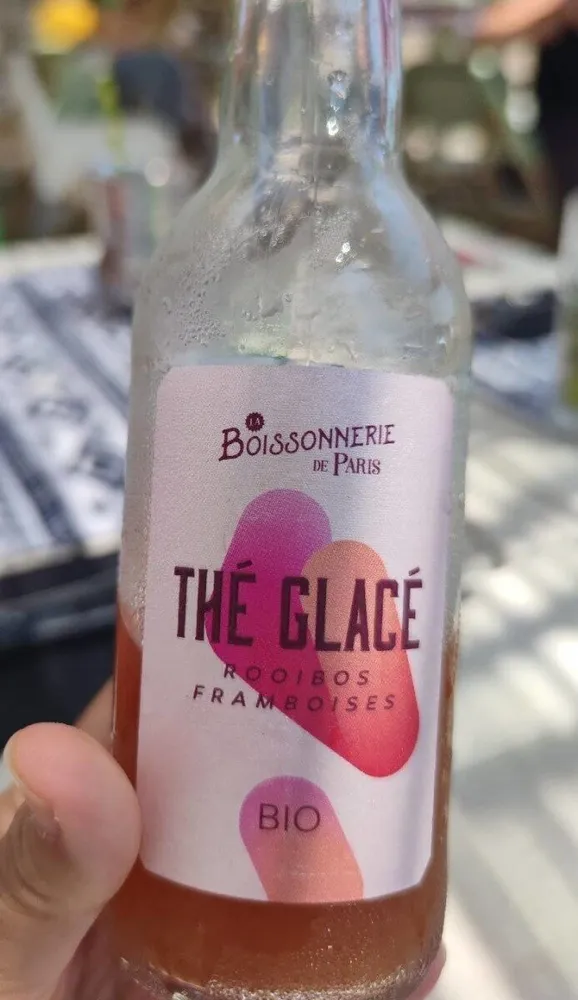 Thé glacé rooibos framboise