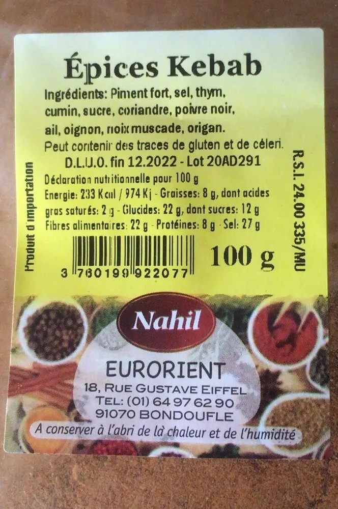 Epices Kebab