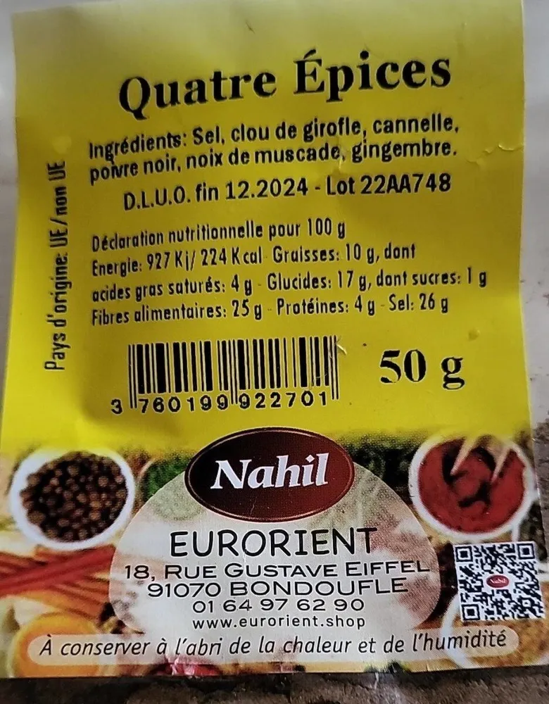 Quatre Épices Eurorient