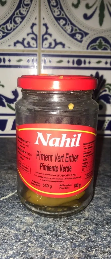Piment Vert Entier