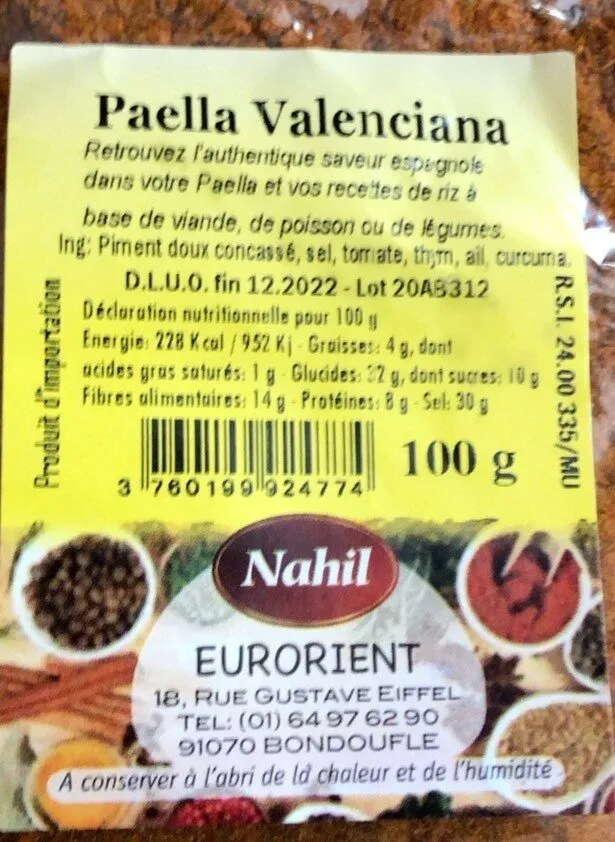 Paella valenciana