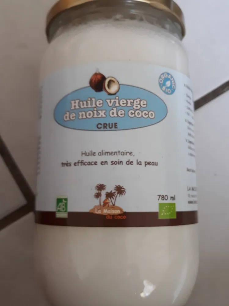 Huile Vierge De Coco Bio Crue, Pour Une Peau Douce Et Hydratée