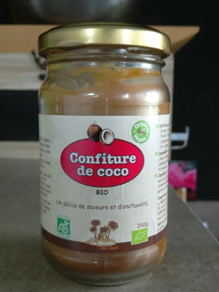 Confiture ce coco bio