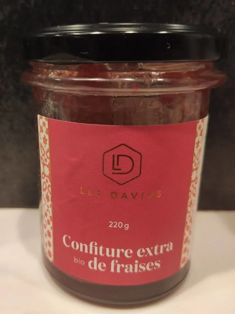 Confiture extra de fraises