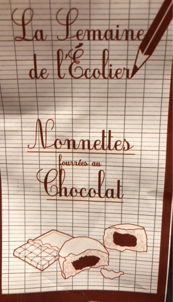 Nonnettes fourees au chocolat
