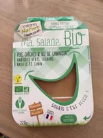 Ma salade bio pois chiche et riz de camargue bio