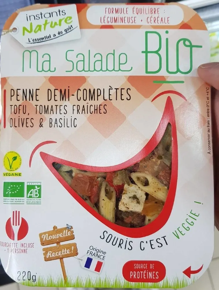 Ma Salade Bio, Penne demi-completes