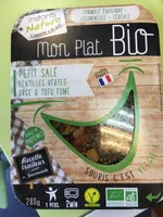 Mon Plat Bio Petit salé Lentilles vertes Orge & Tofu fumé