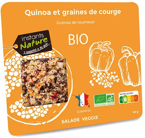 Salade quinoa et graines de courge