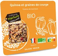 Salade quinoa et graines de courge