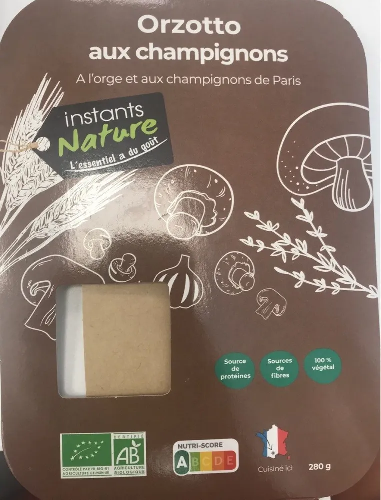 Orzotto aux champignons
