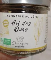 Tartinable au cèpe ail des ours