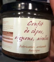 Confit de Cèpes, Oignons, Airelles