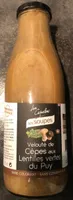 Velouté de cèpes aux lentilles vertes du Puy
