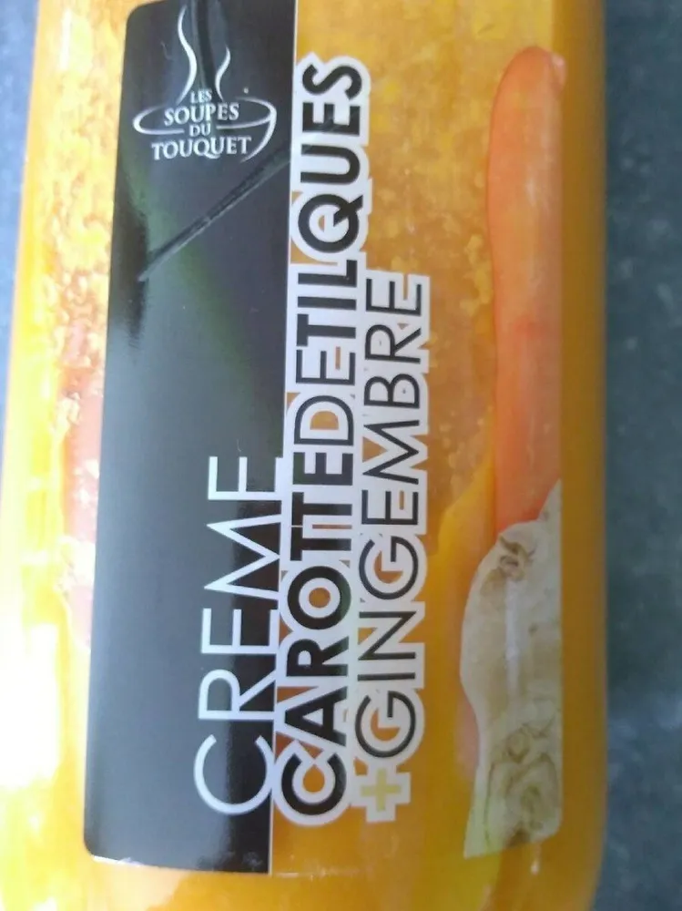 Crème de carotte au gingembre