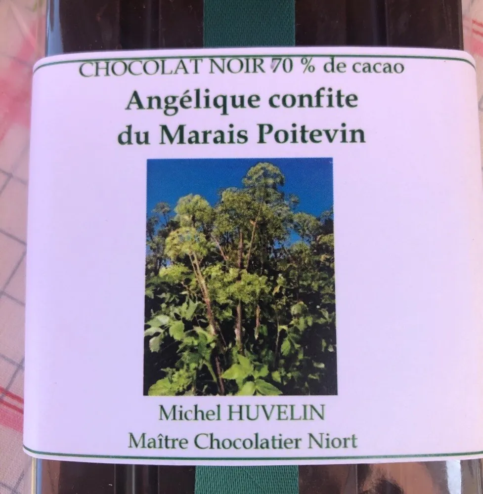Chocolat noir 70% - Angélique confite du Marais Poitevin