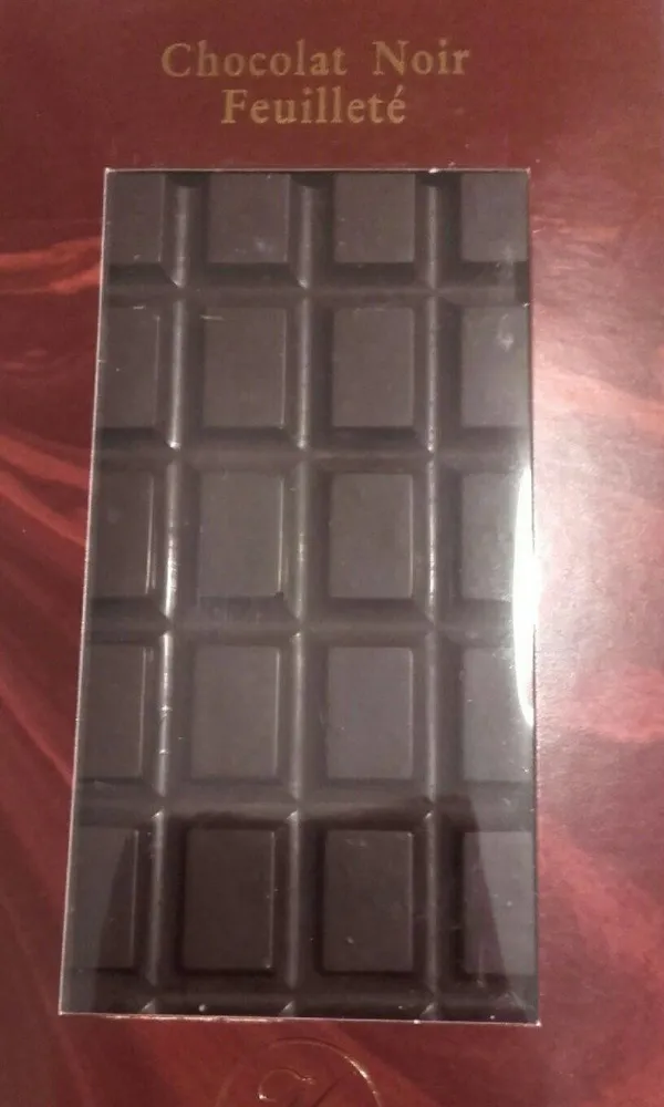 Chocolat noir feuilleté