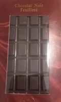 Chocolat noir feuilleté