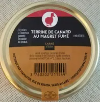 Terrine de canard au magret fumé
