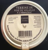Terrine de foie de volaille a l'armagnac