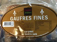 Gaufres Fines Caramel au Beurre Salé
