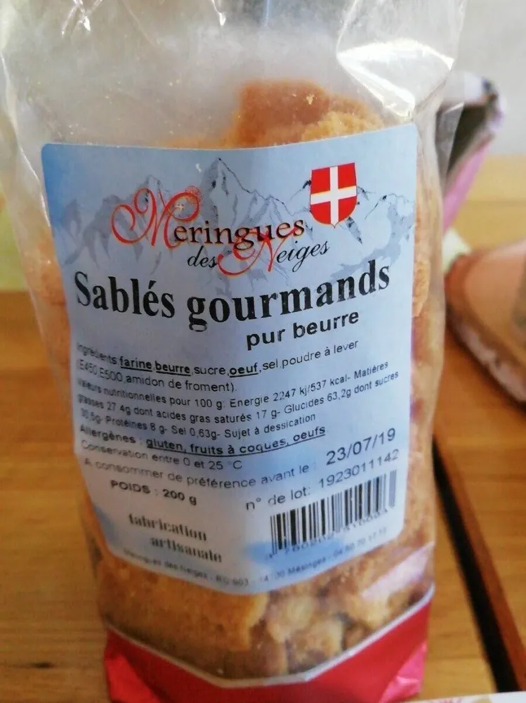 Sablés gourmands