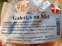 Galettes au Miel