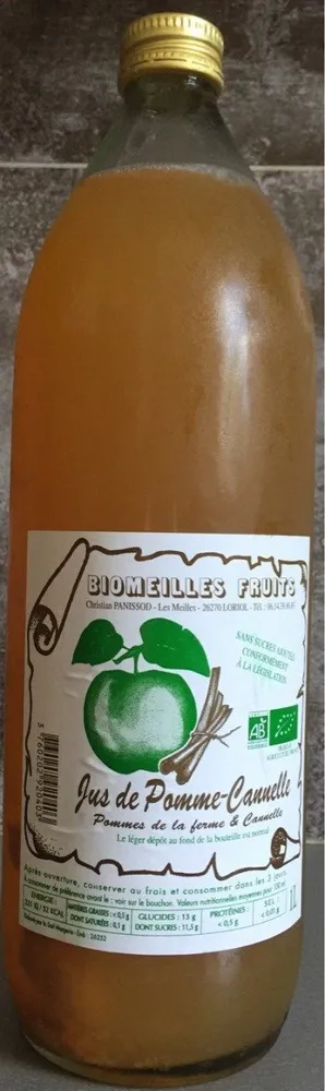 Jus de Pommes-Cannelle